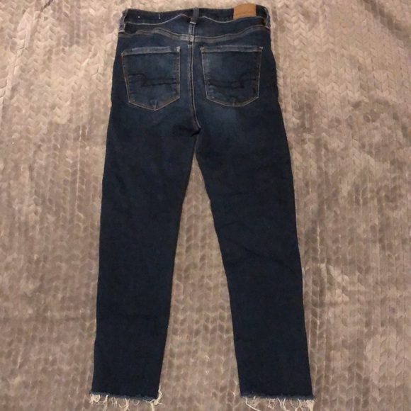 Hi rise American eagle ripped skinny jeans - Picture 2 of 2